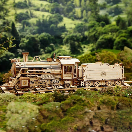 Rokr Scale Model Vehicle - Puzzle 3D Tren Prime Steam Express