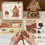 Rokr Time Art - Puzzle 3D Cuckoo Clock Reloj Cucú