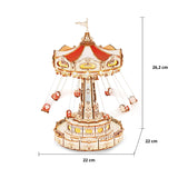 Rokr Wonderland Amusement - Puzzle 3D Swing Ride