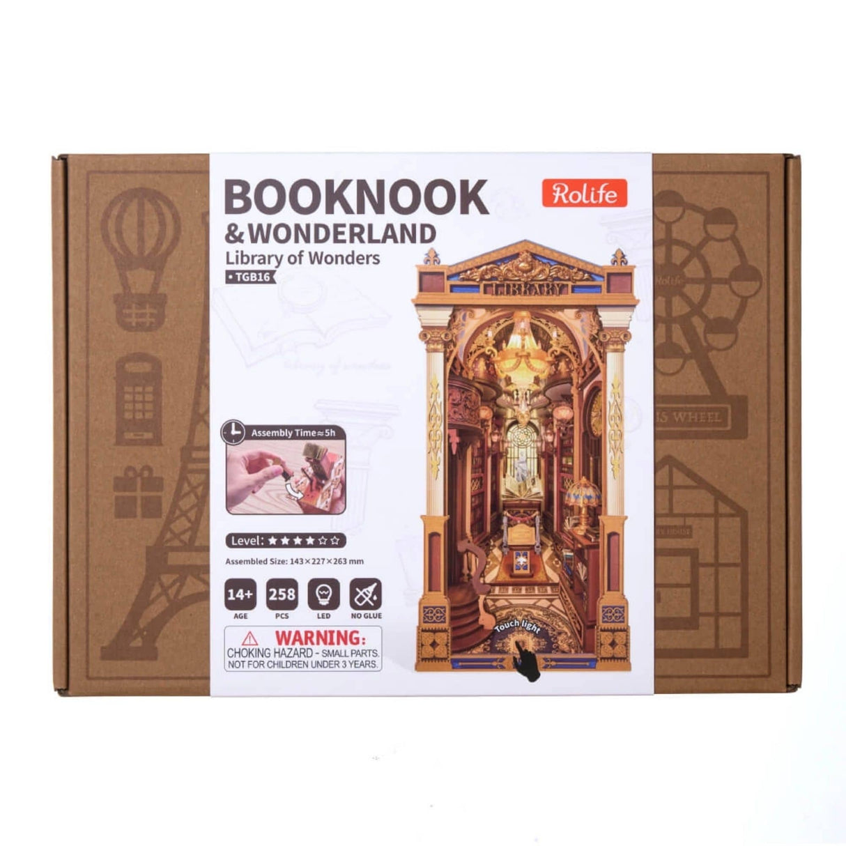 Rolife Booknook & Wonderland - Separador de Libros Library of Wonders