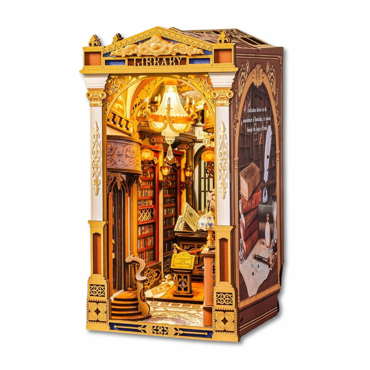Rolife Booknook & Wonderland - Separador de Libros Library of Wonders