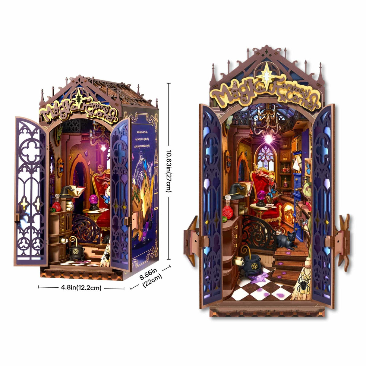 Rolife Booknook & Wonderland - Separador de Libros Magic Fantasy Corner