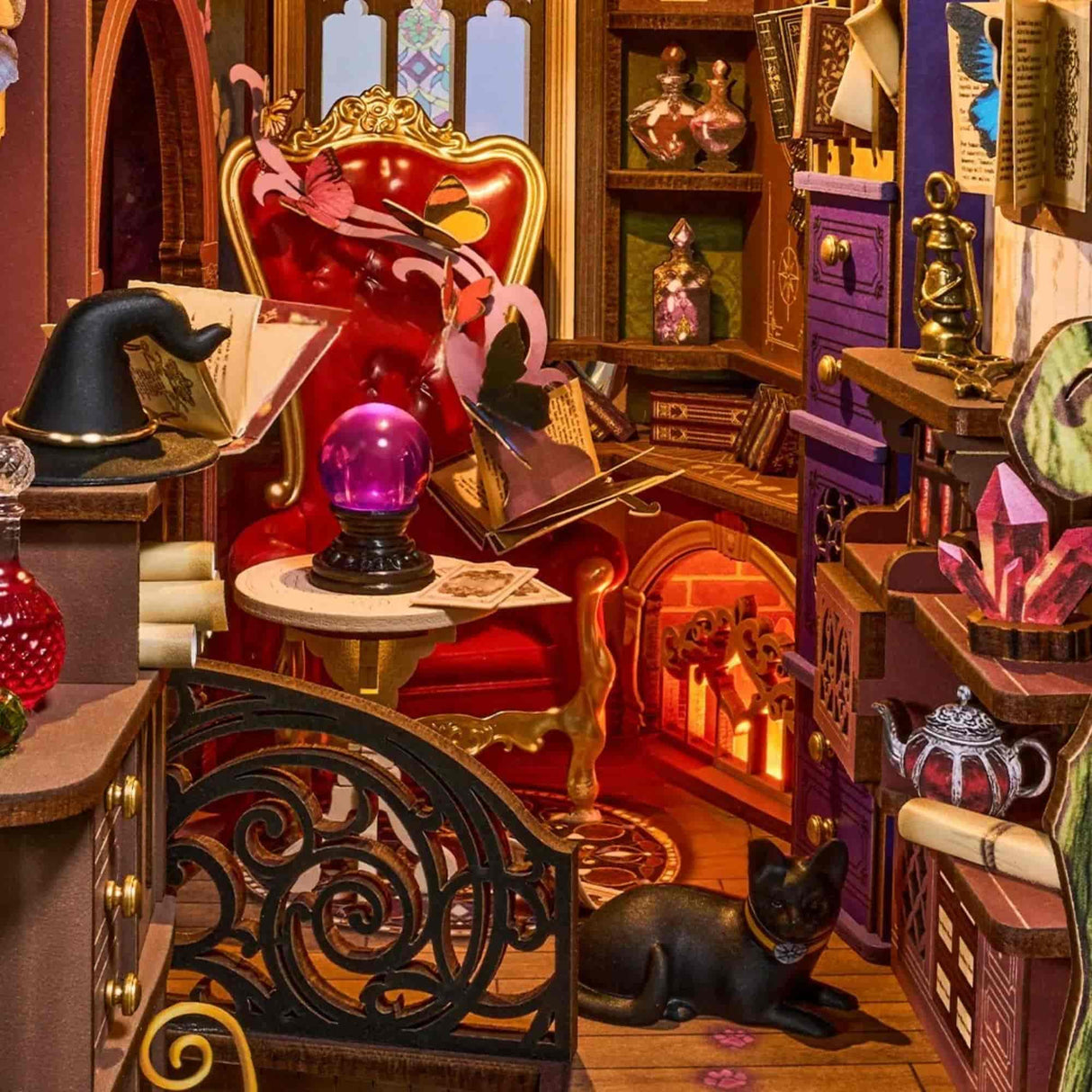Rolife Booknook & Wonderland - Separador de Libros Magic Fantasy Corner
