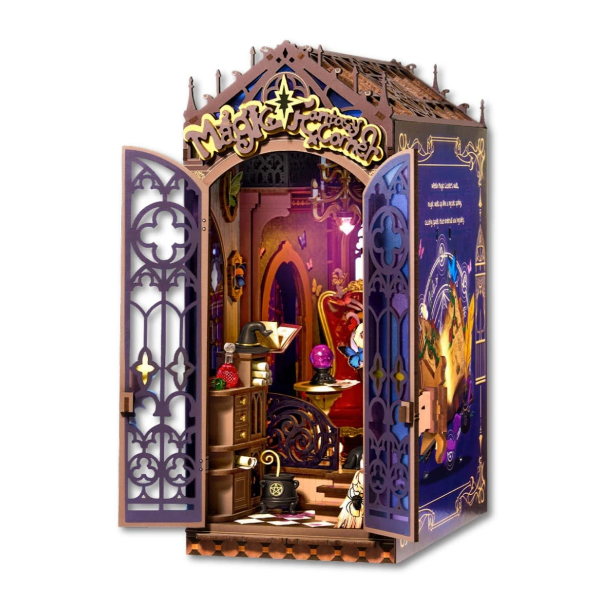 Rolife Booknook & Wonderland - Separador de Libros Magic Fantasy Corner