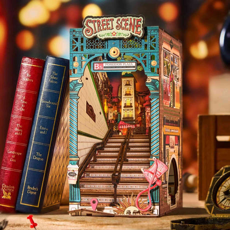 Rolife Booknook & Wonderland - Separador de Libros Street Scene