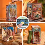 Rolife Booknook & Wonderland - Separador de Libros Street Scene
