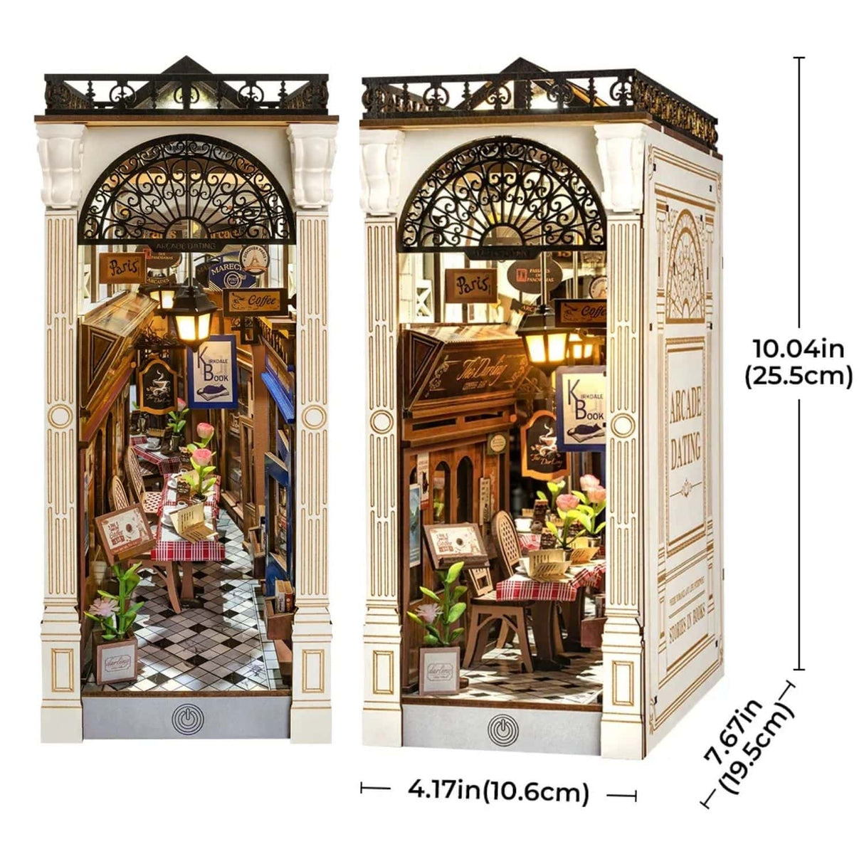 Rolife Booknook & Wonderland - Separador de Libros Arcade Dating