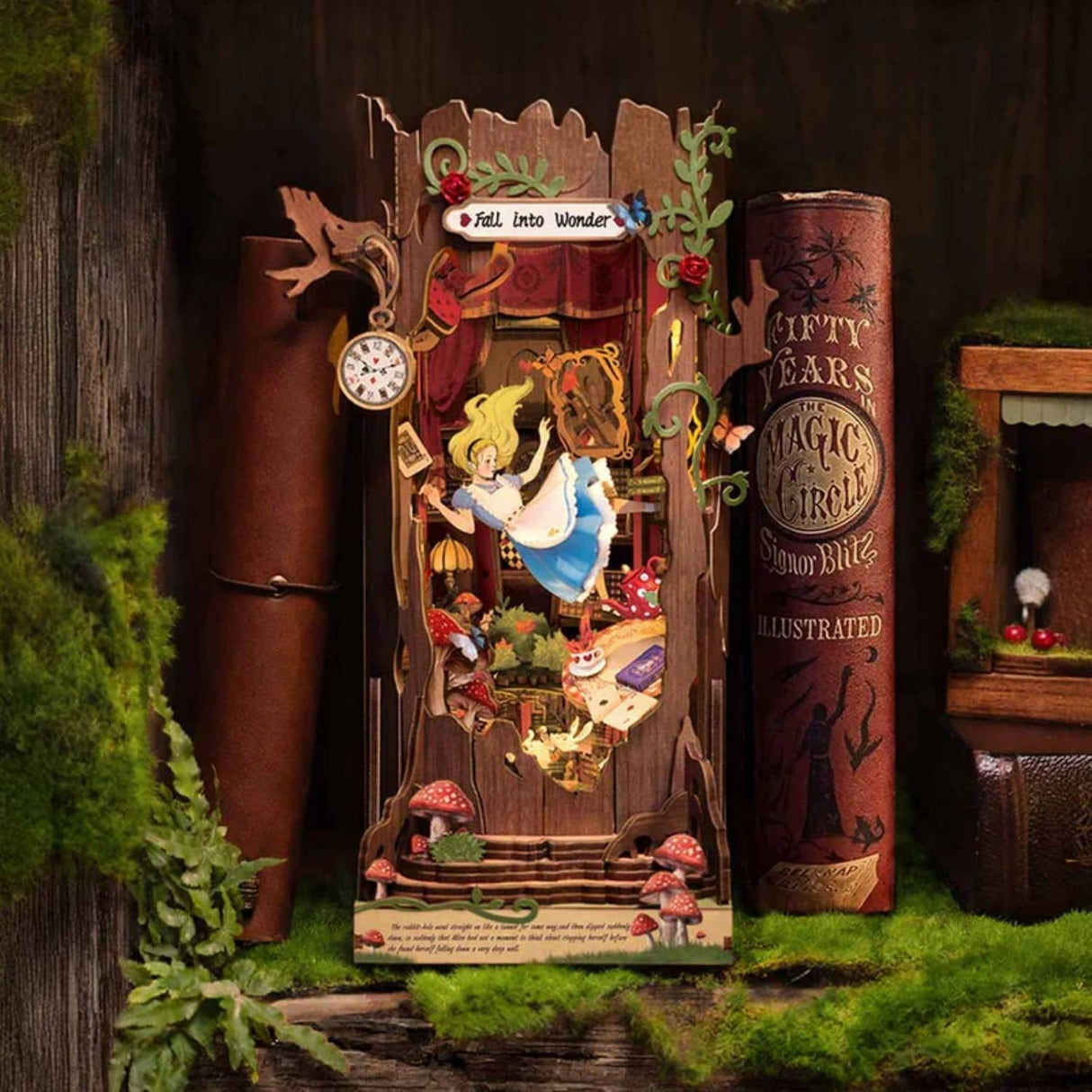 Rolife Booknook & Wonderland - Separador de Libros Fall into Wonder