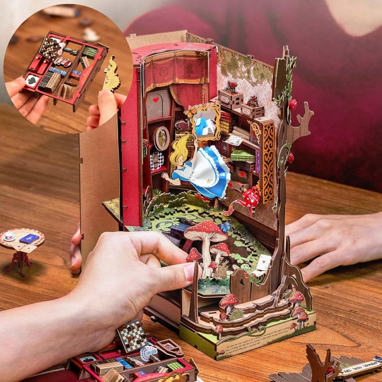 Rolife Booknook & Wonderland - Separador de Libros Fall into Wonder