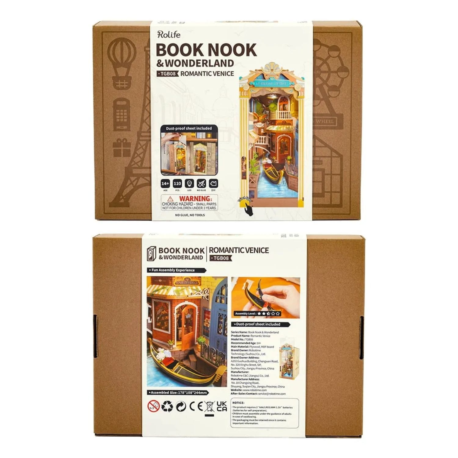 Book Nook Rolife Romantic Venice – Dibu Chile