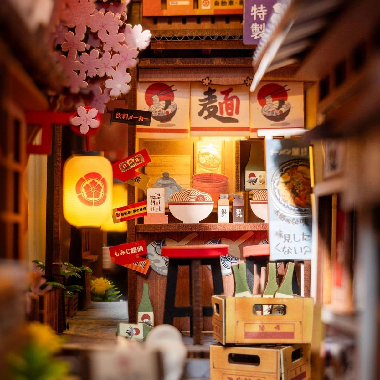 Rolife Booknook & Wonderland - Separador de Libros Sakura Wine Alley