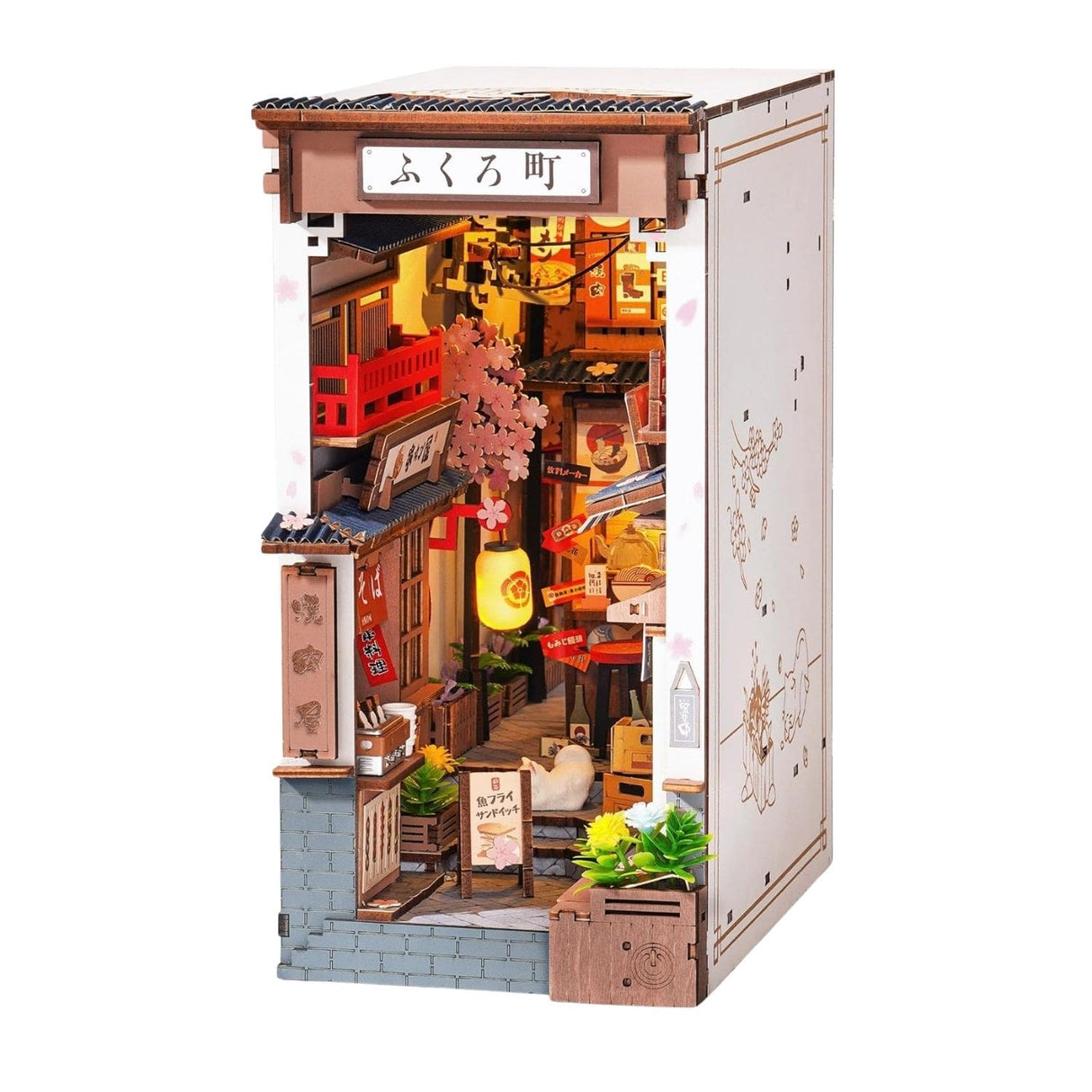 Rolife Booknook & Wonderland - Separador de Libros Sakura Wine Alley