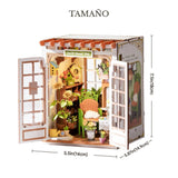 Rolife Booknook & Wonderland - Separador de Libros Secret Bloomy Nook