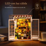 Rolife Booknook & Wonderland - Separador de Libros Secret Bloomy Nook