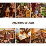 Rolife Booknook & Wonderland - Separador de Libros Silent Corner Study