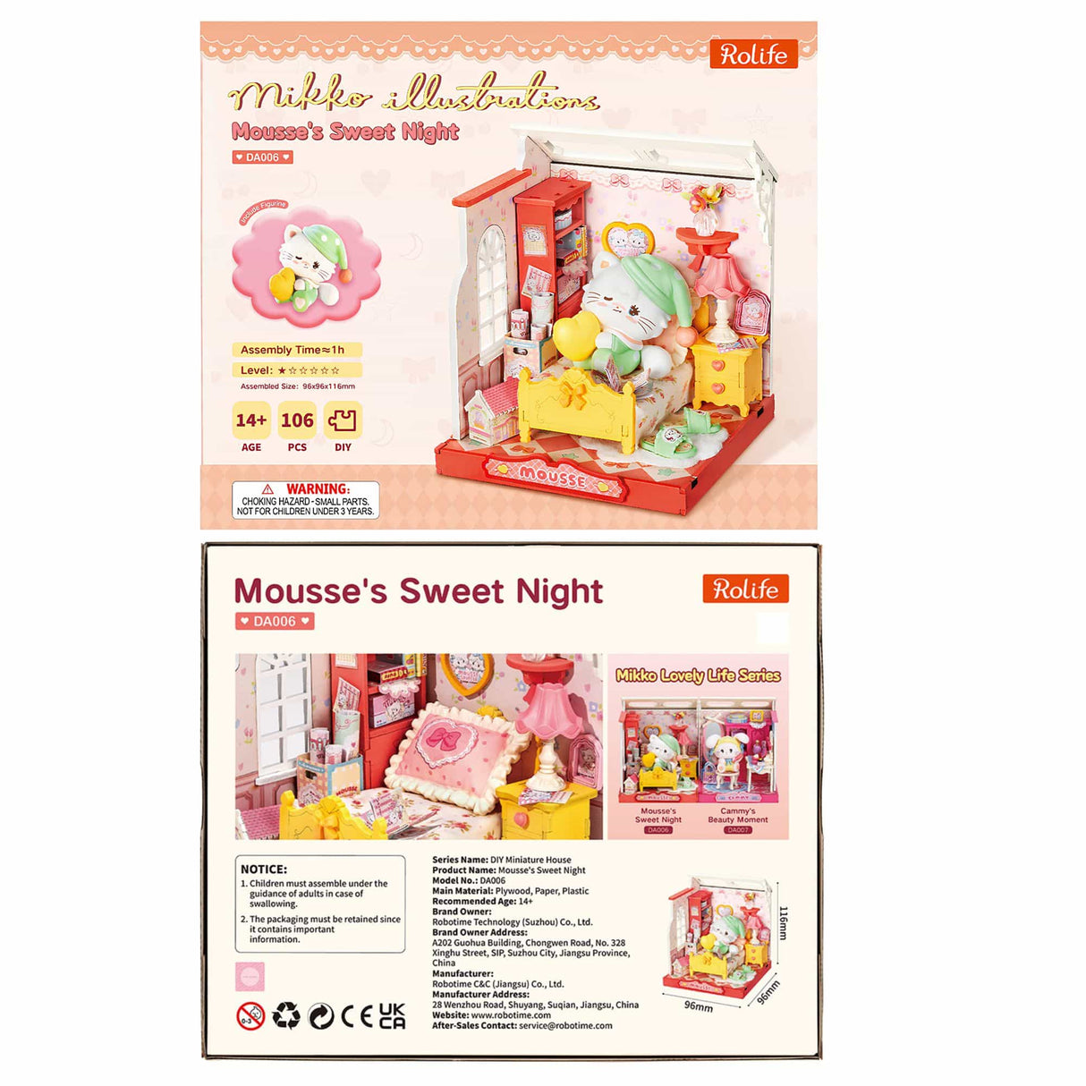 Rolife - Casas Miniatura Mikko Illustrations Mousse's Sweet Night
