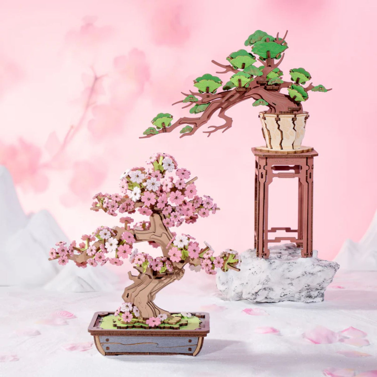 Rolife Classical - Puzzle 3D Evergreen Pine Bonsai
