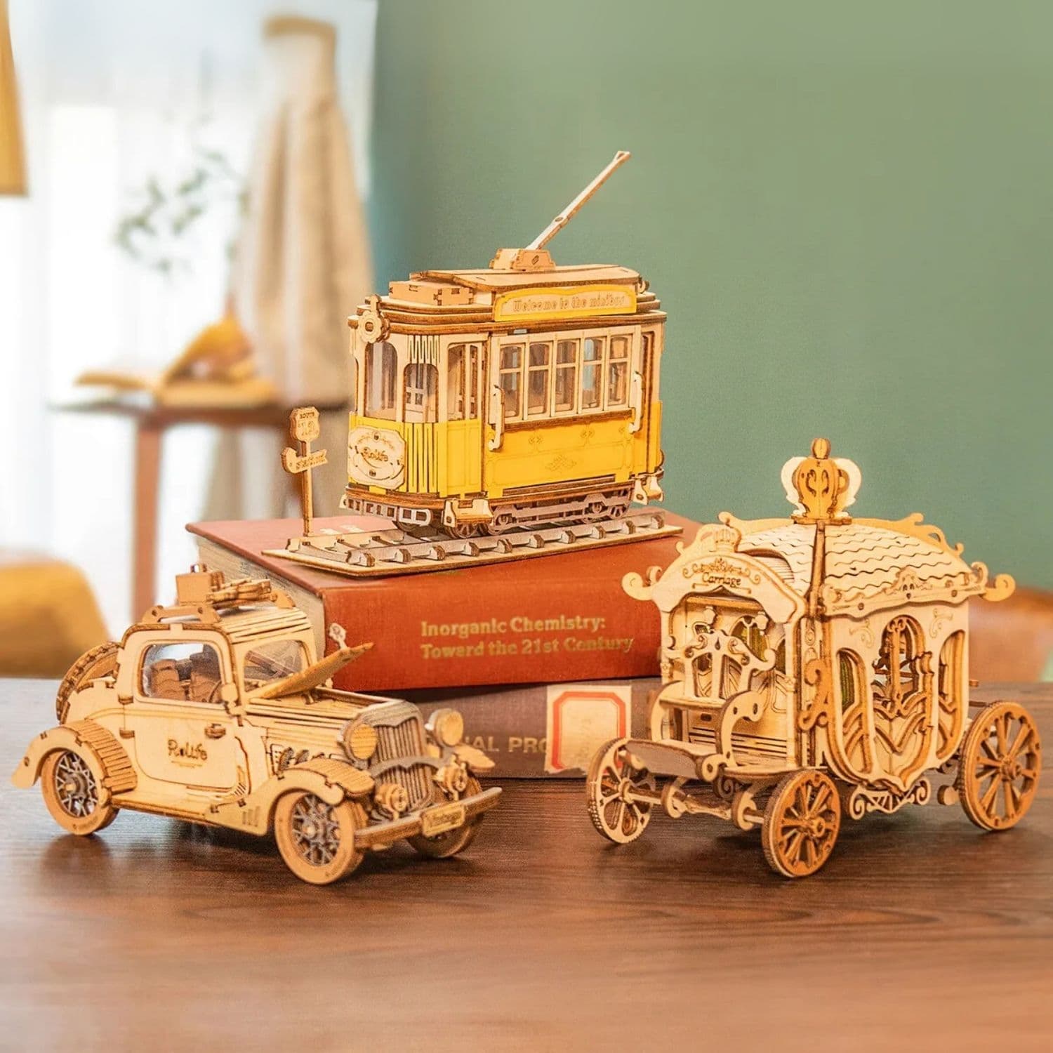 Puzzle 3D de Madera Rolife Vintage Car – Dibu Chile