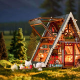 Rolife DIY Mini House - Casas Miniatura A-Frame Cabin