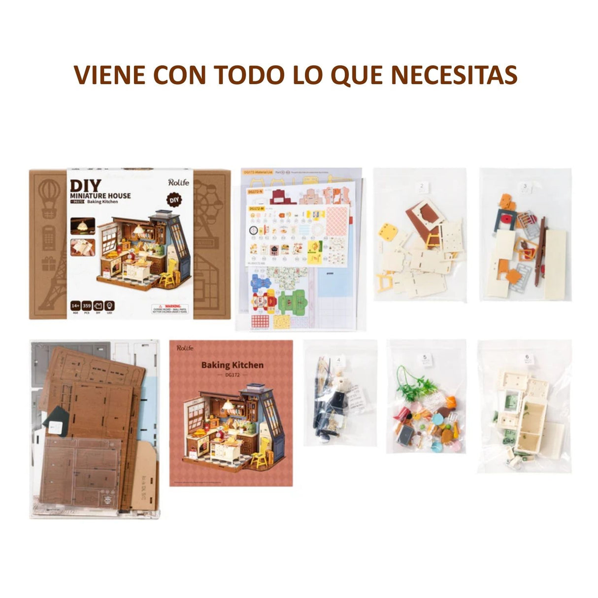 Rolife DIY Mini House - Casas Miniatura Baking Kitchen