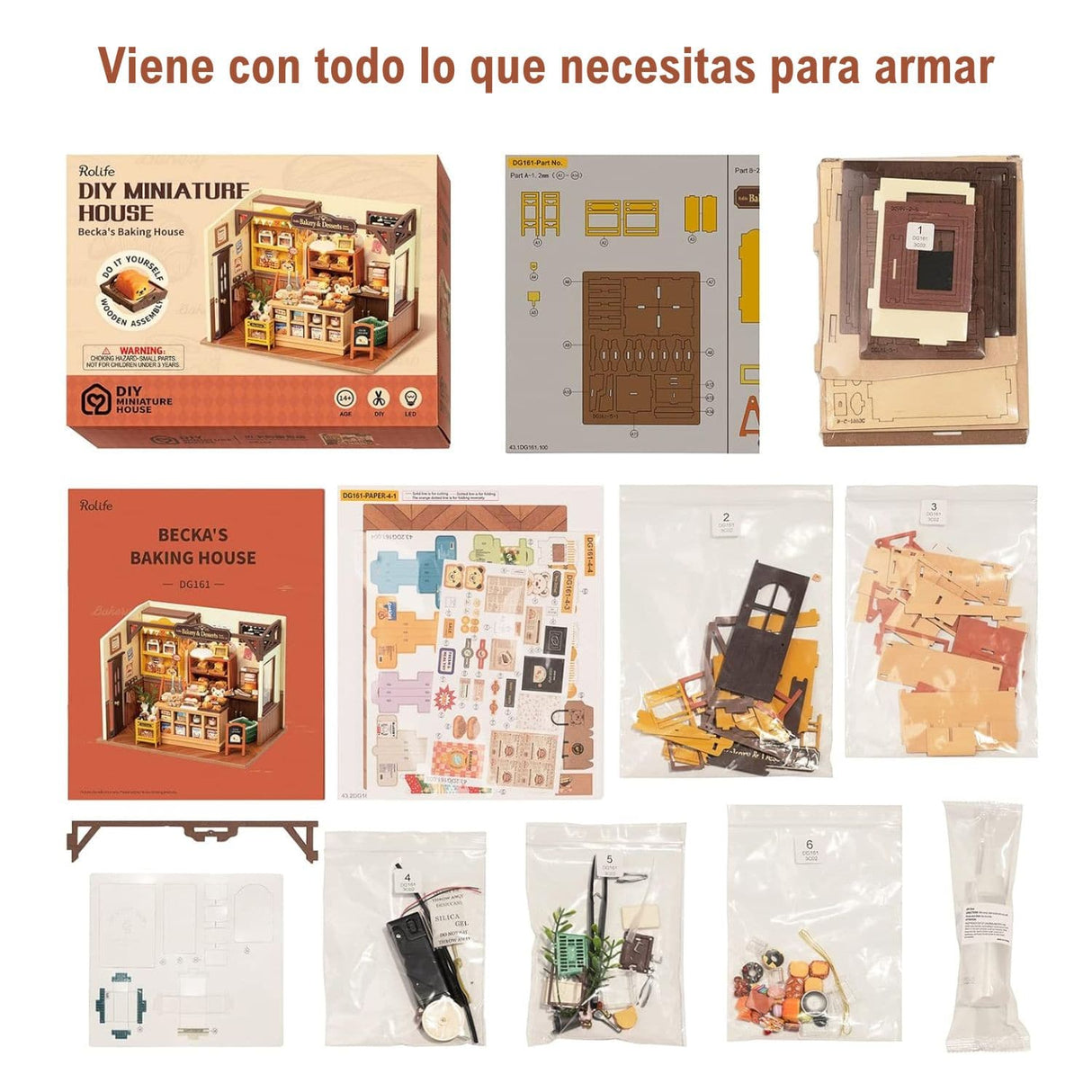Rolife DIY Mini House - Casas Miniatura Becka's Baking House