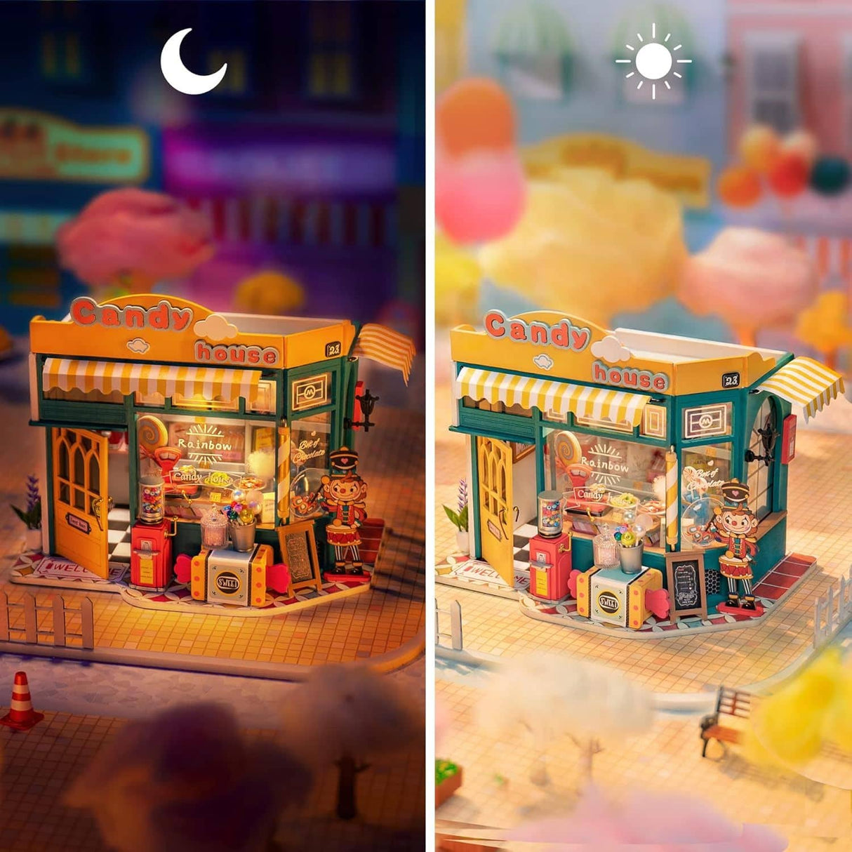 Rolife DIY Mini House - Casas Miniatura Rainbow Candy House