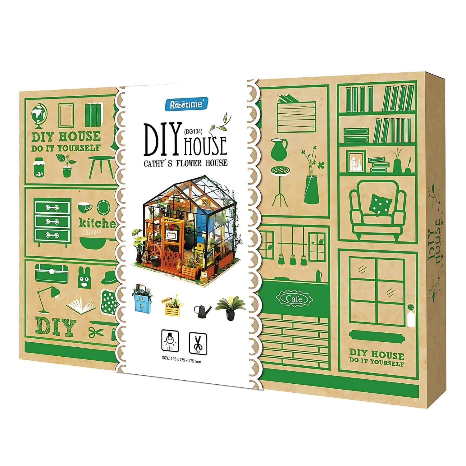 Casa Miniatura Rolife DIY Mini House Cathy's Flower House – Dibu Chile