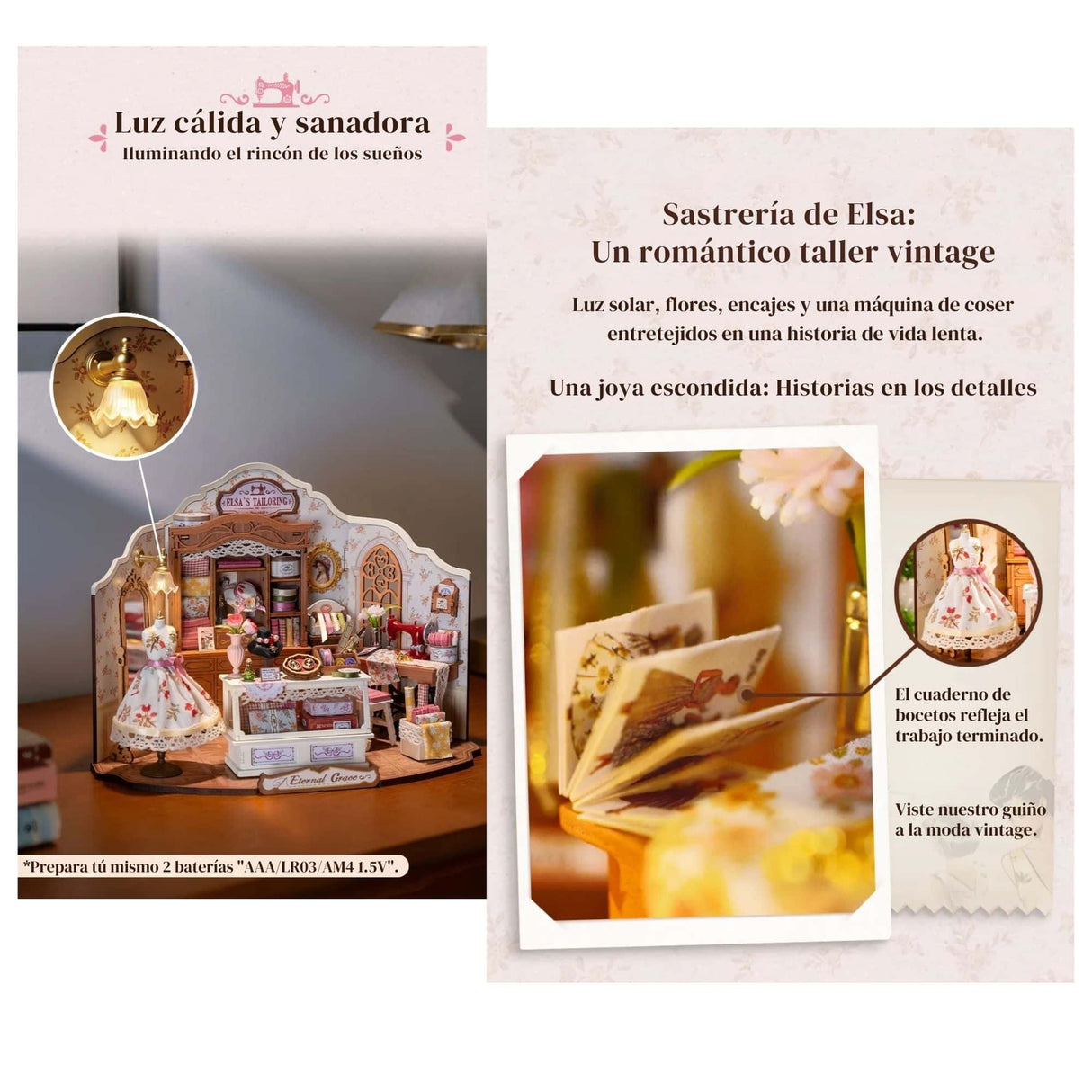 Rolife DIY Mini House - Casas Miniatura Elsa's Tailoring