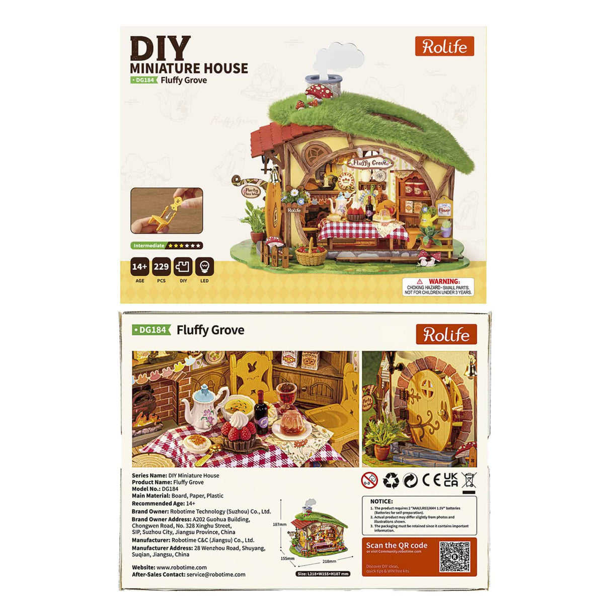Rolife DIY Mini House - Casas Miniatura Fluffy Grove