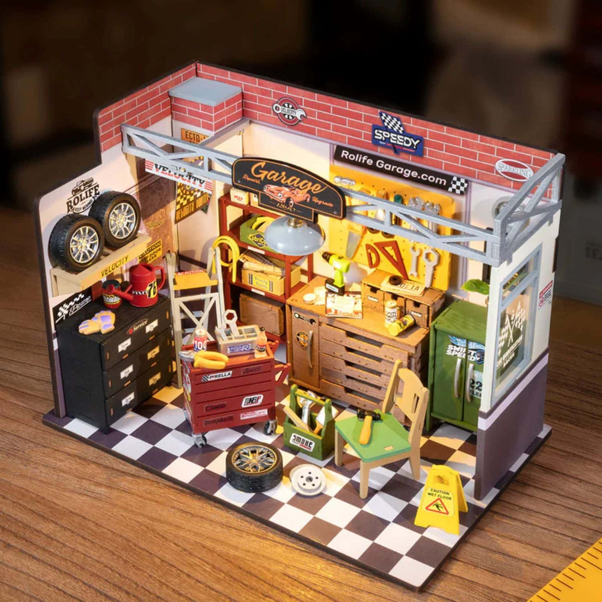 Rolife DIY Mini House - Casas Miniatura Garage Workshop