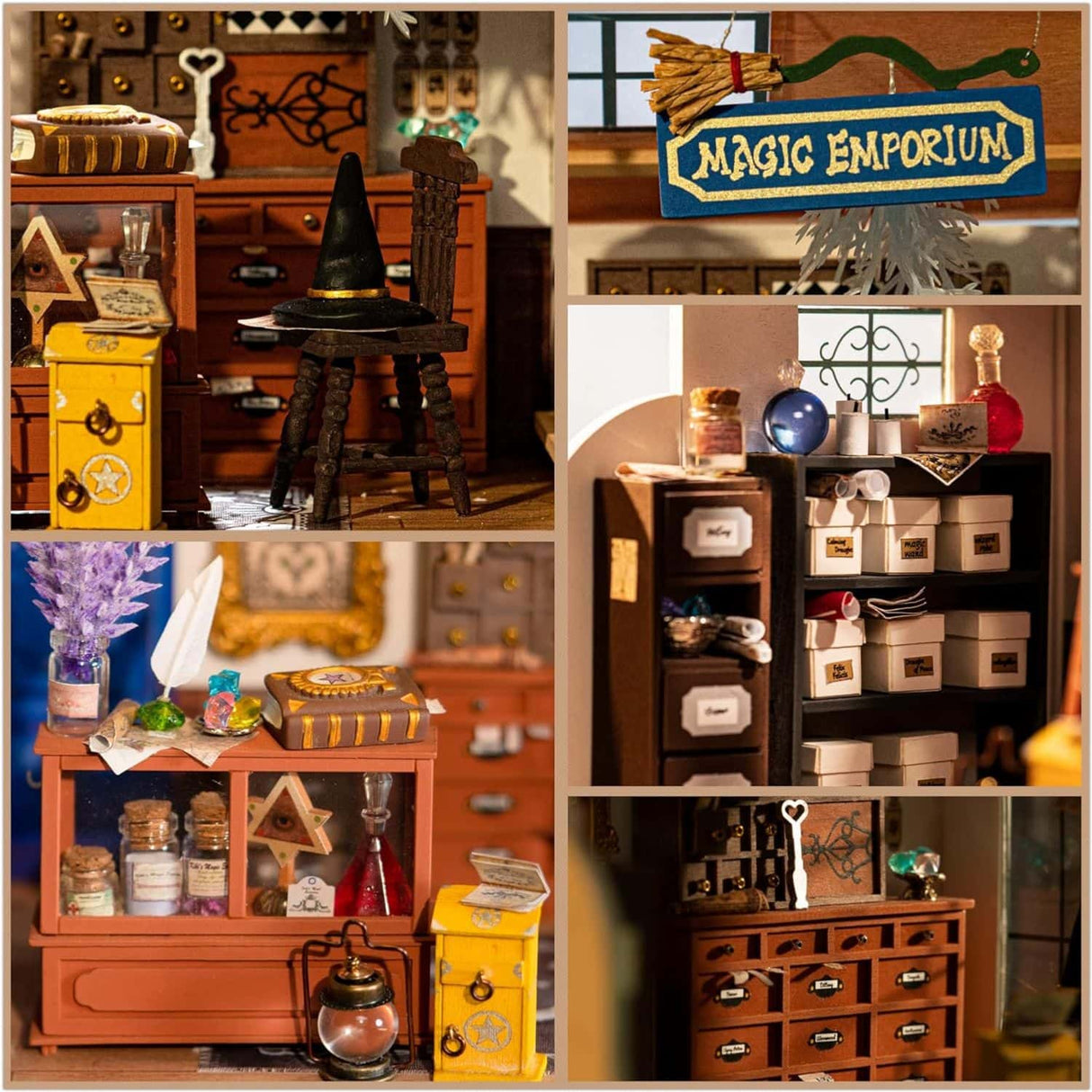 Rolife DIY Mini House - Casas Miniatura Kiki's Magic Emporium