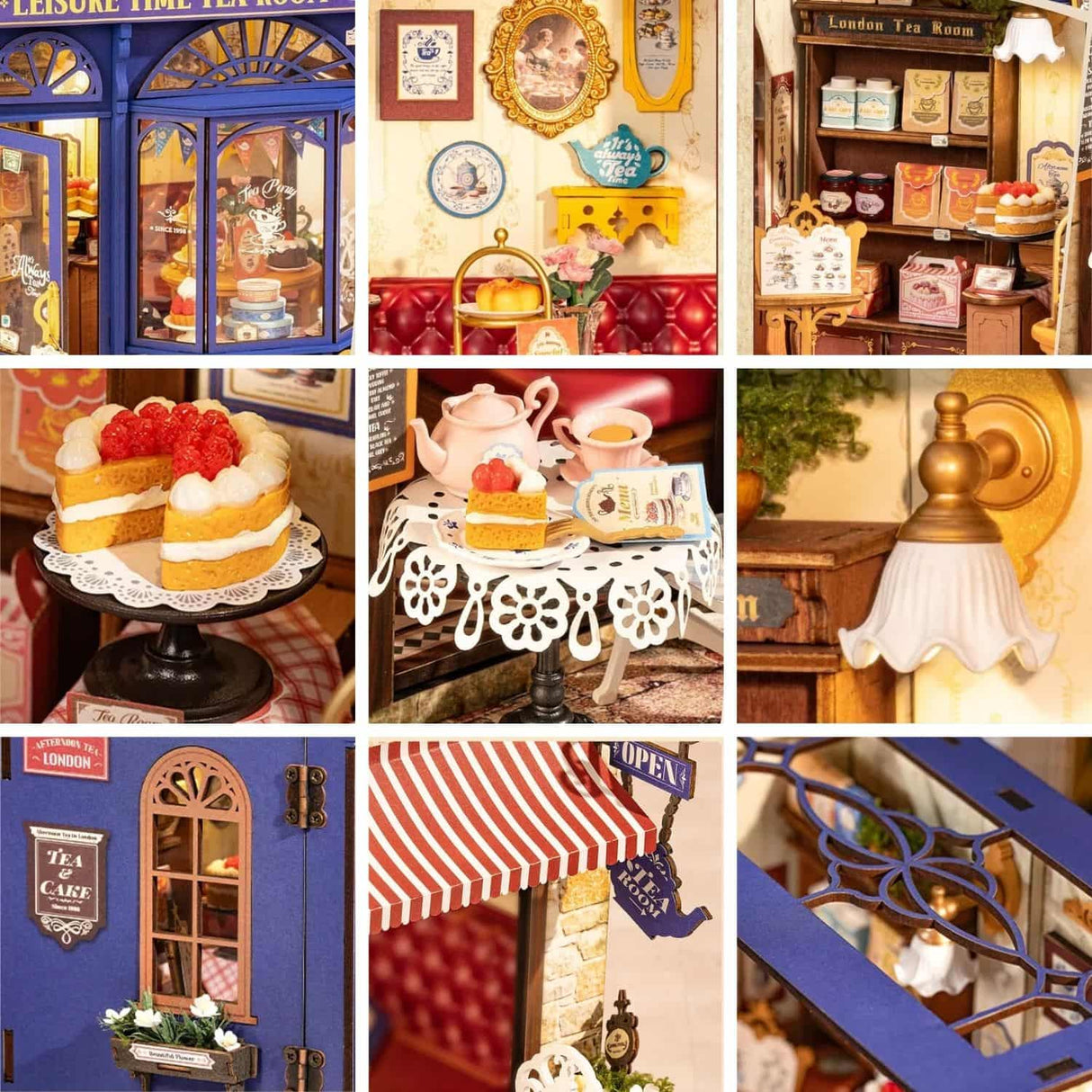 Rolife DIY Mini House - Casas Miniatura Leisure Time Tea Room