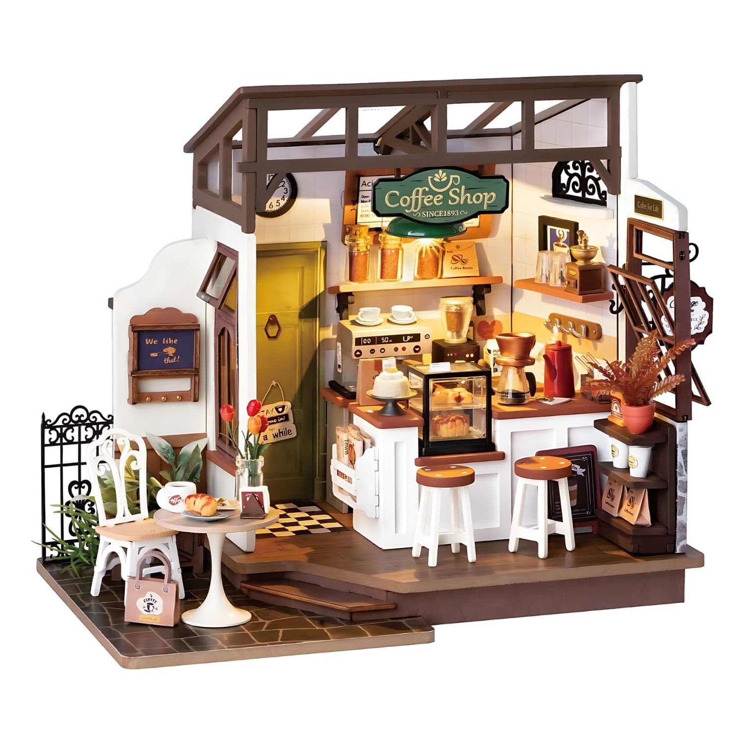Casa Miniatura Rolife DIY Mini House NO.17 Cafe Dibu Chile