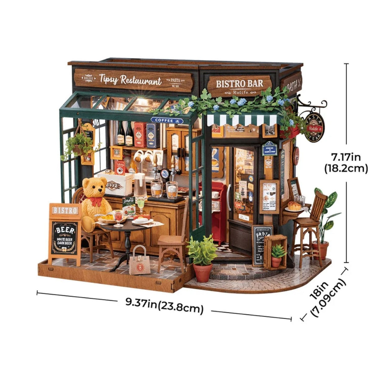 Rolife DIY Mini House - Casas Miniatura Tipsy Restaurant