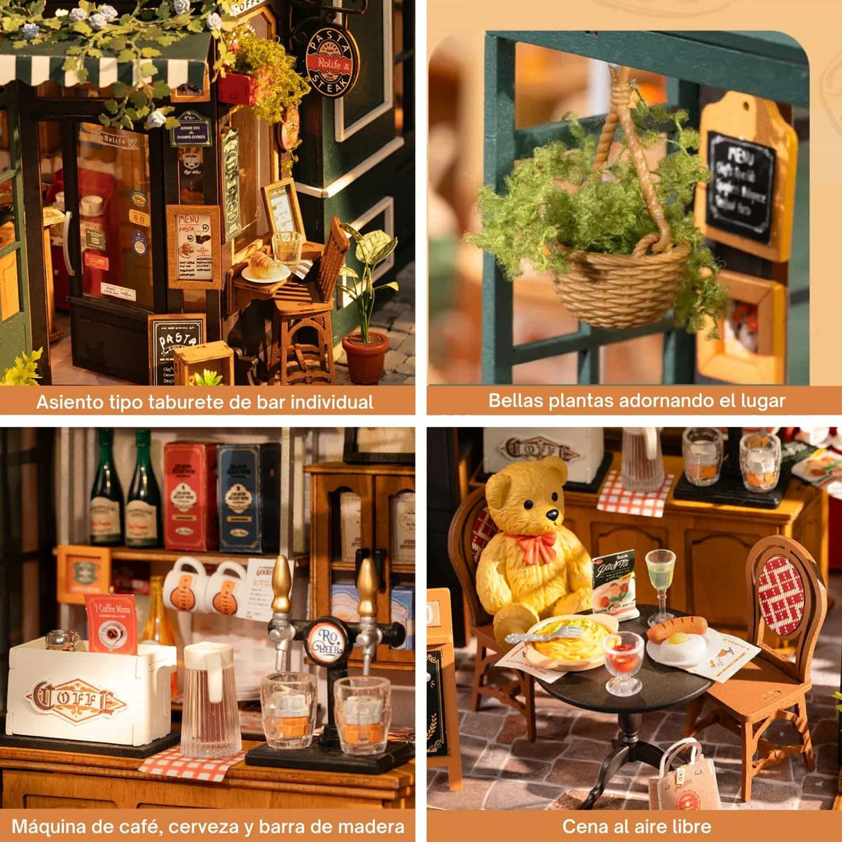 Rolife DIY Mini House - Casas Miniatura Tipsy Restaurant