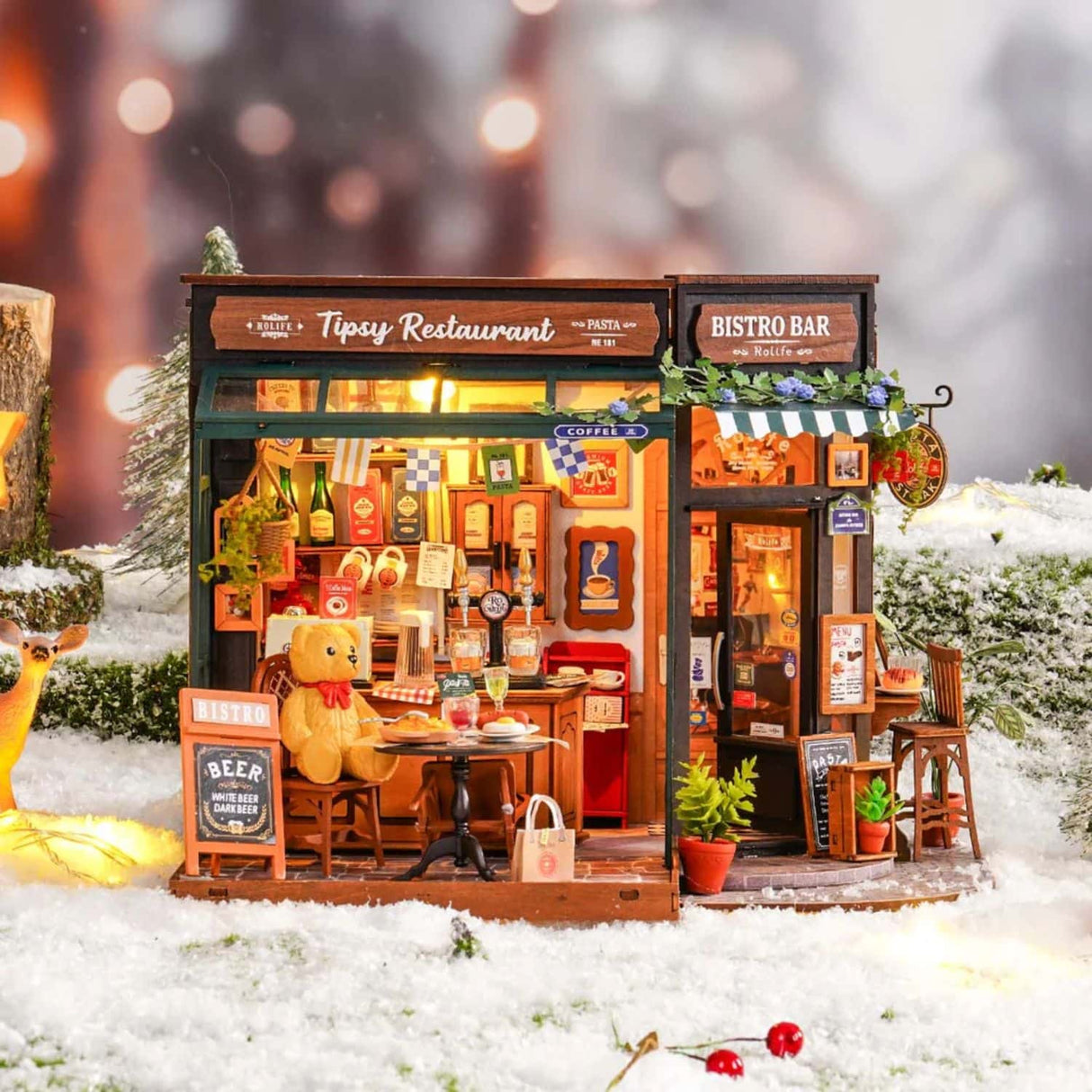 Rolife DIY Mini House - Casas Miniatura Tipsy Restaurant