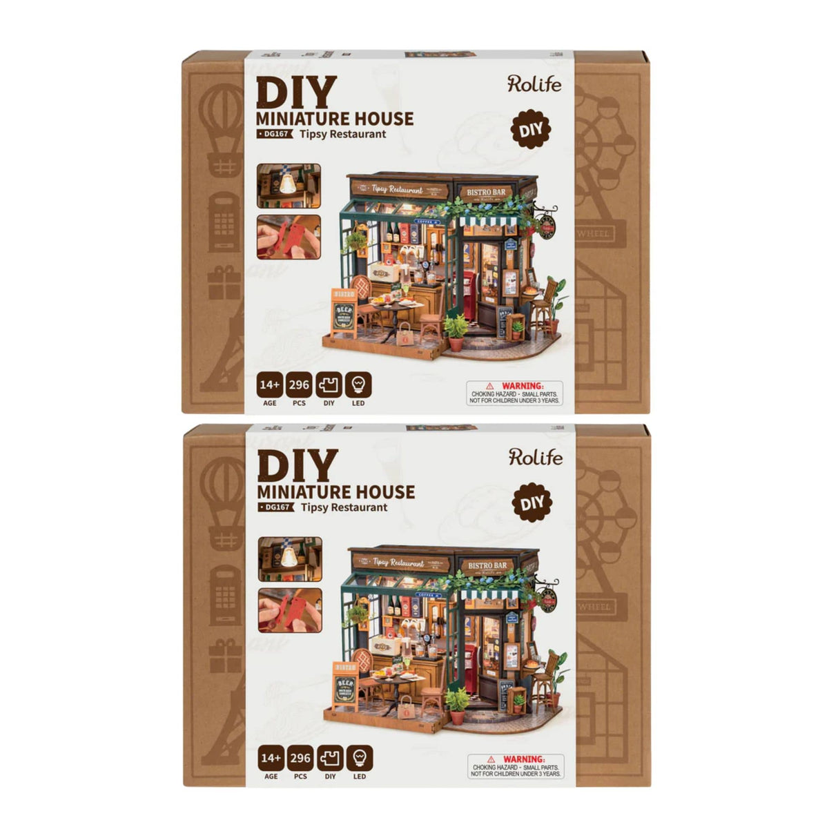 Rolife DIY Mini House - Casas Miniatura Tipsy Restaurant