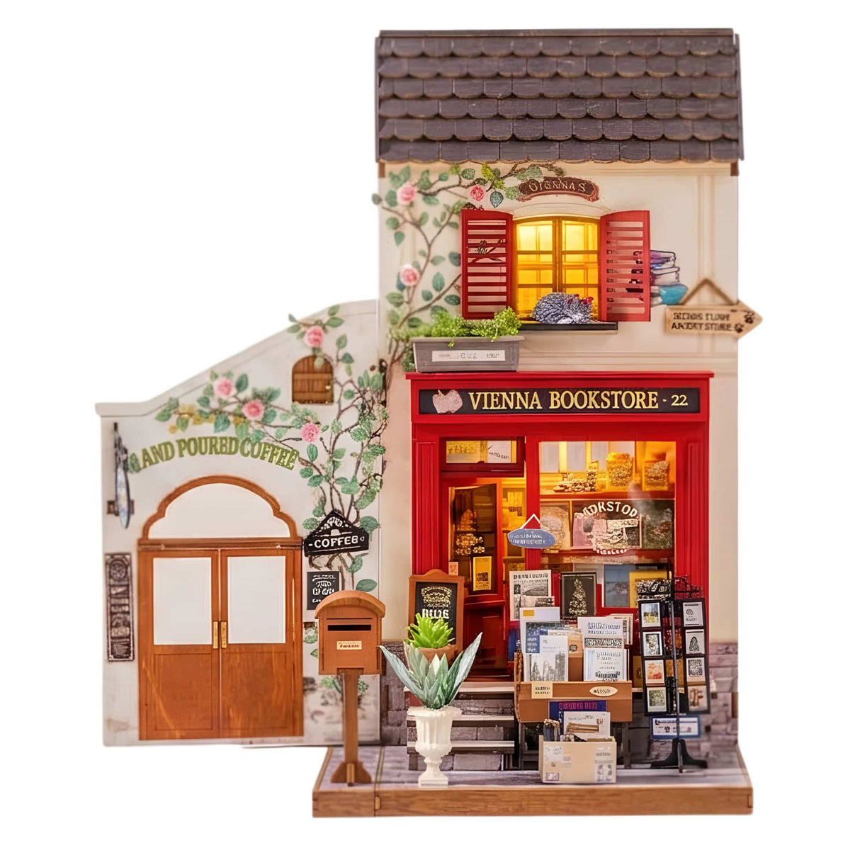 Rolife DIY Mini House - Casas Miniatura Vienna Bookstore