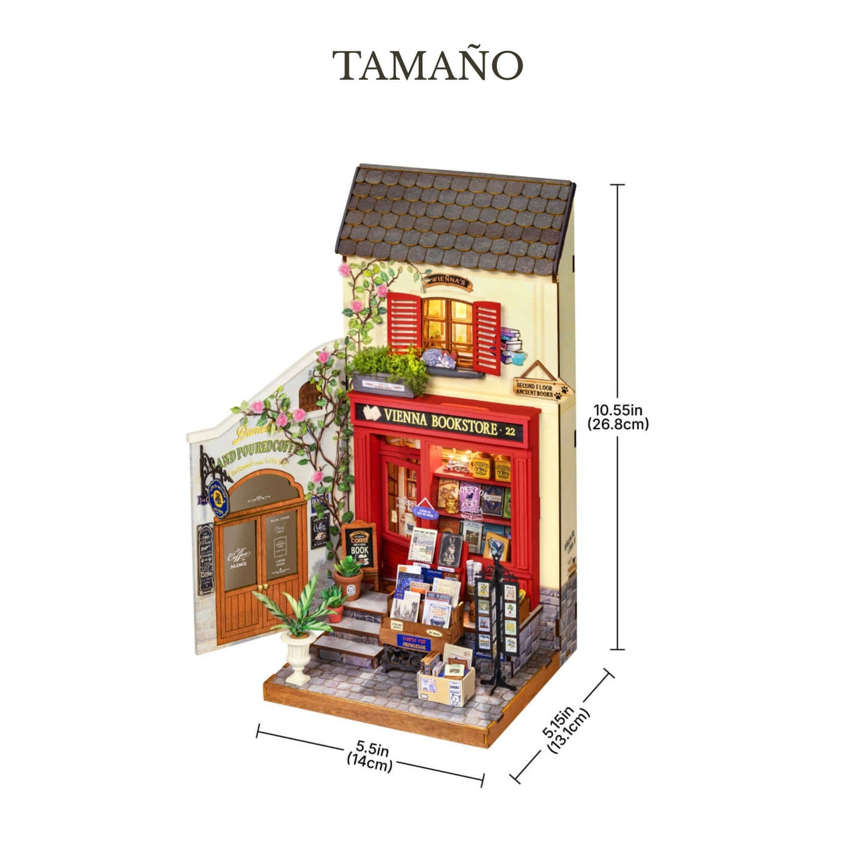 Rolife DIY Mini House - Casas Miniatura Vienna Bookstore