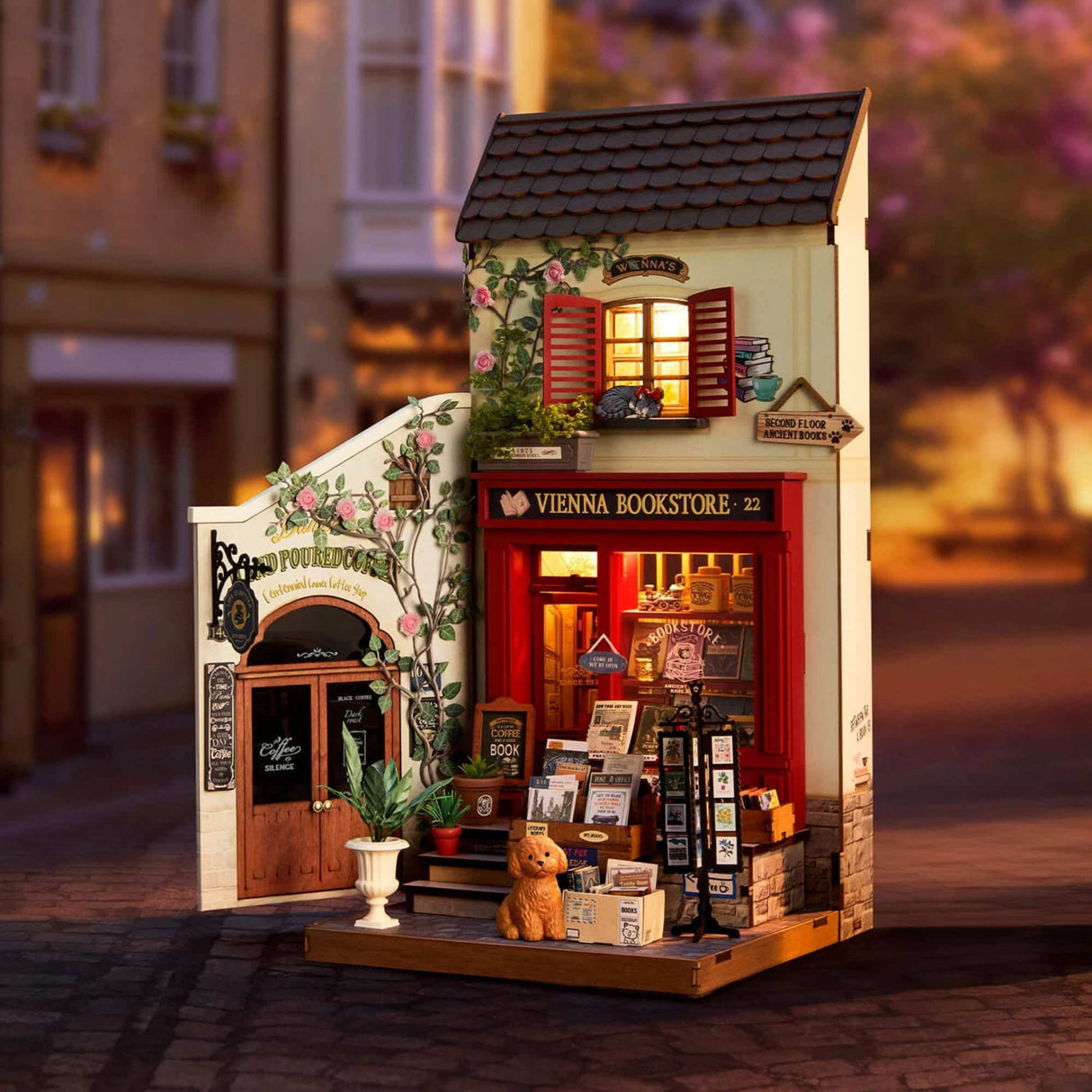 Rolife DIY Mini House - Casas Miniatura Vienna Bookstore
