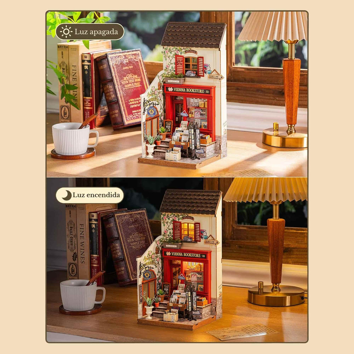 Rolife DIY Mini House - Casas Miniatura Vienna Bookstore