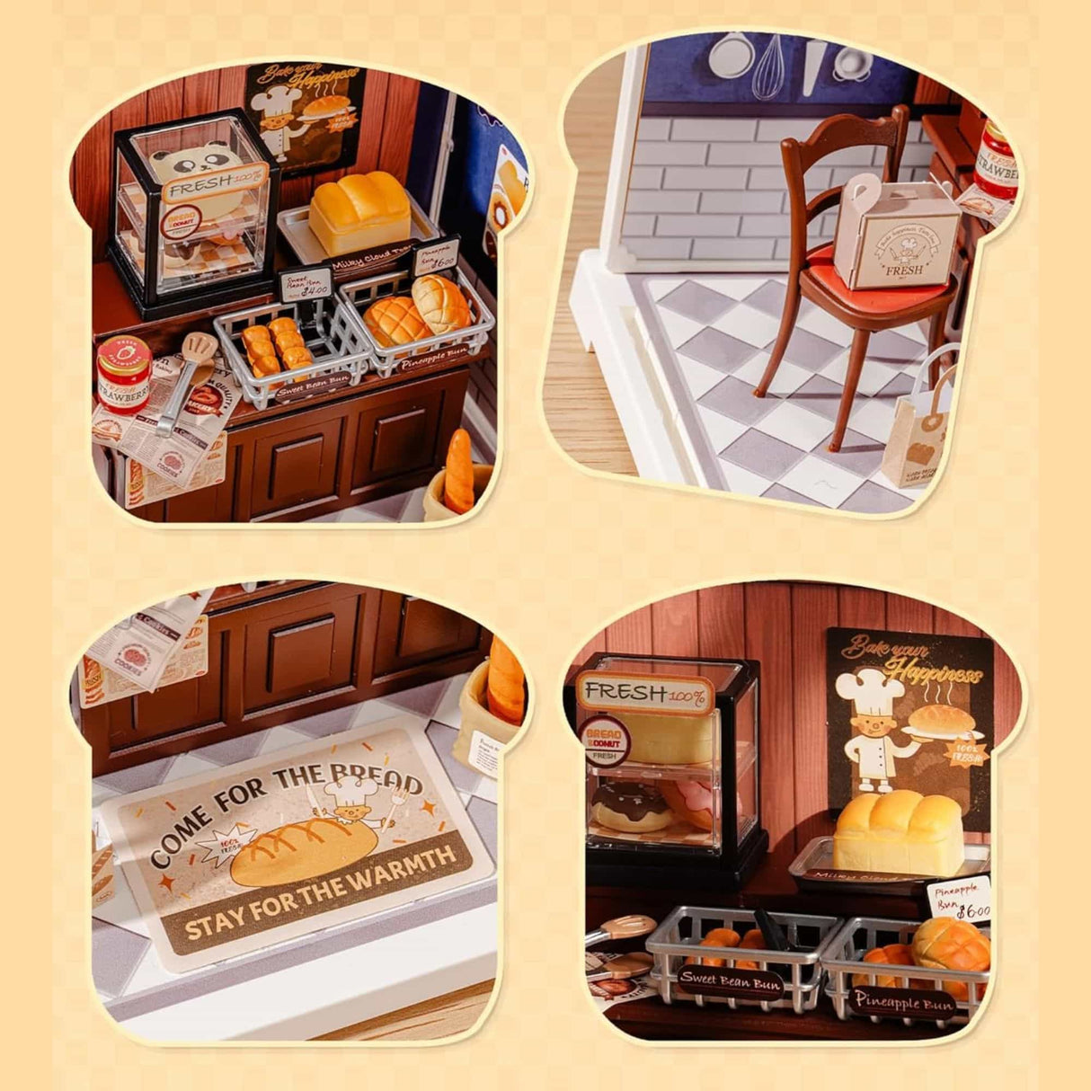 Rolife Mini Super Creator - Casas Miniatura Butter Bakery House