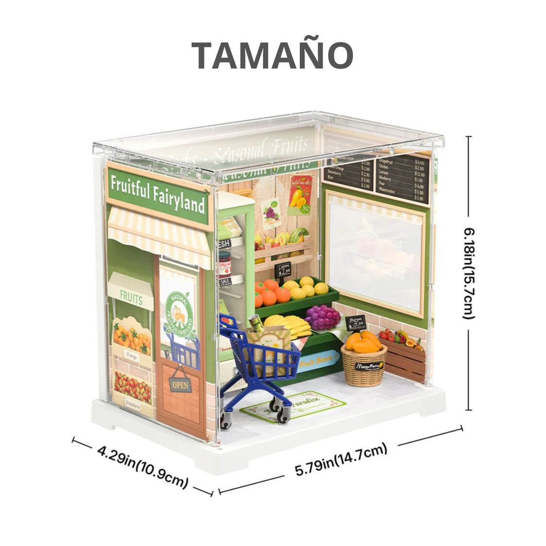 Rolife Kit di Case Miniatura Fai da Te Super Mondo Serie Case delle Bambole con Accessori Hobby delle Donne Regalo Compleanno per Adulti (Sweet Sips Tea