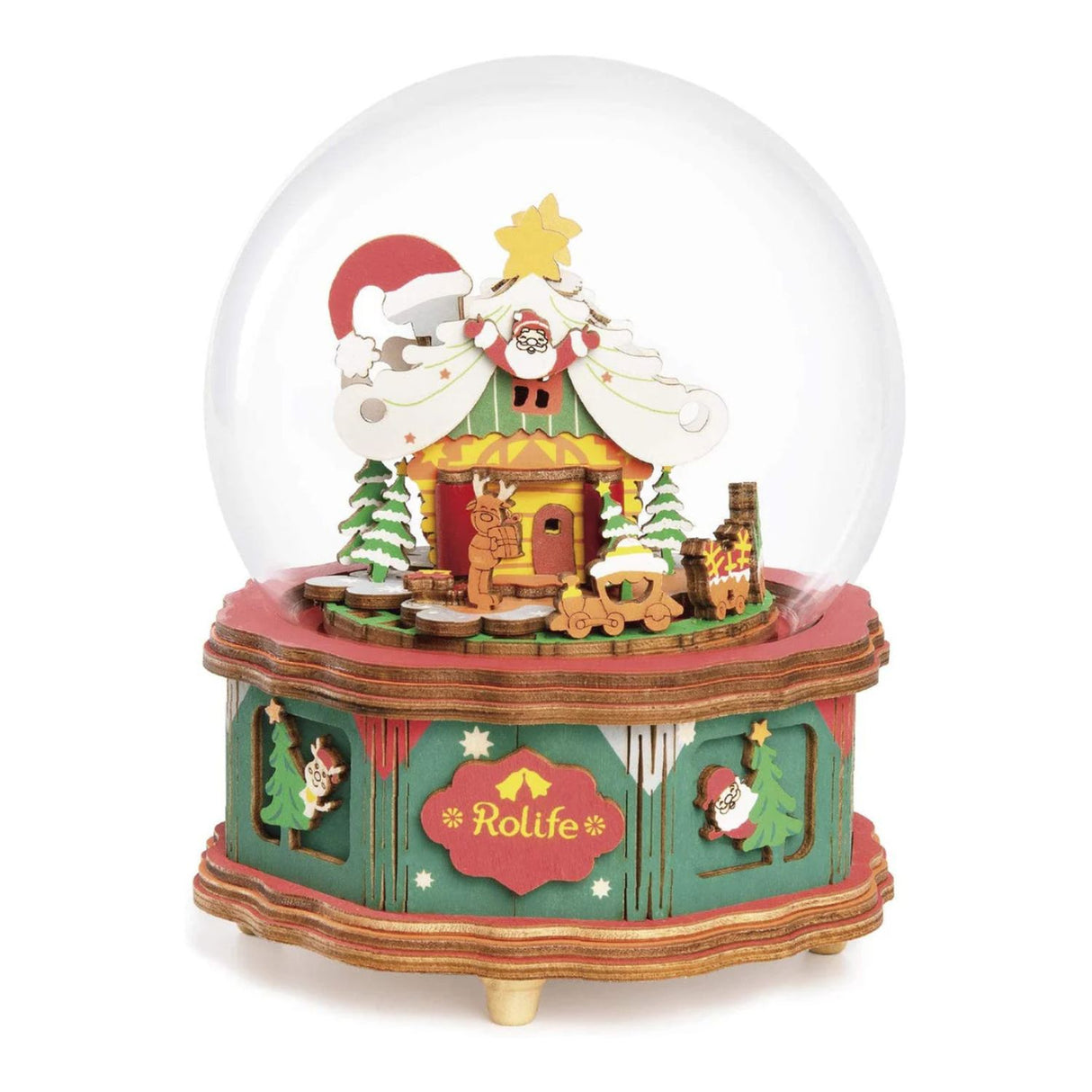 Rolife - Miniatura Armable Christmas Town Caja Musical