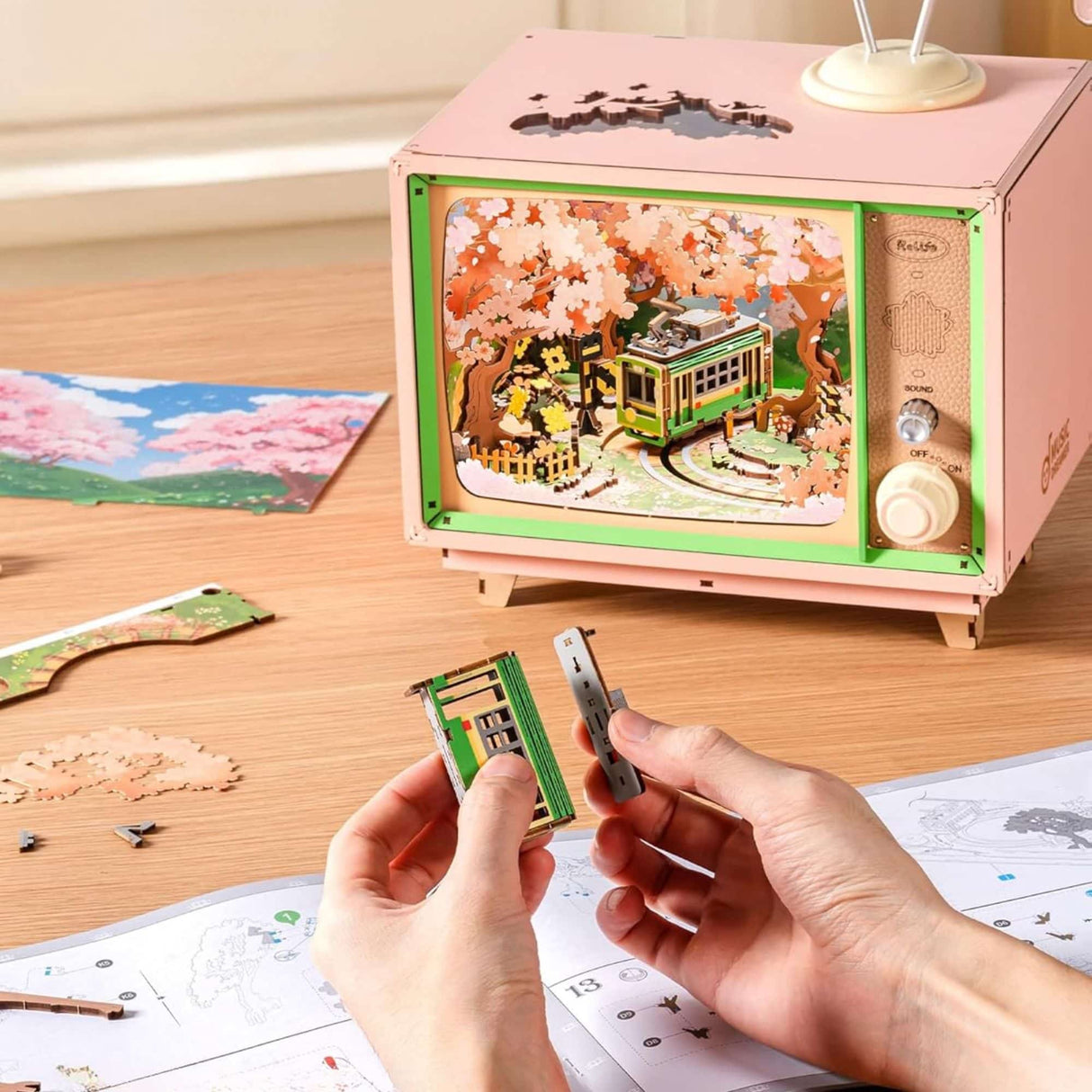 Rolife Music Dreamer - Puzzle 3D Sakura Dreamy Tour