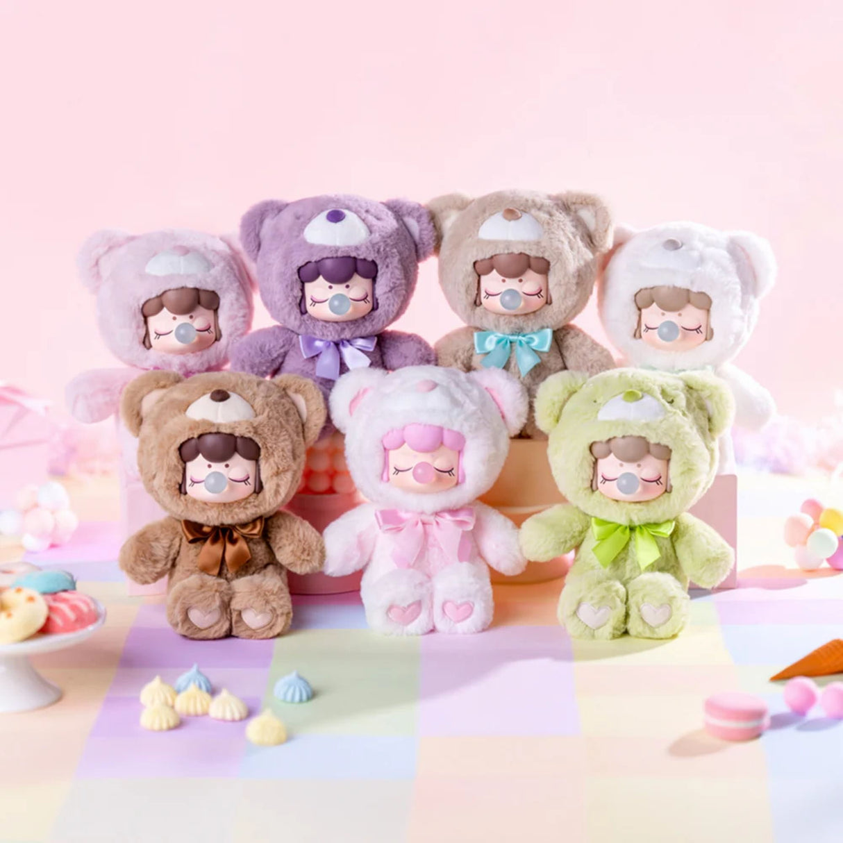 Rolife Nanci - Blind Box Colorful Chocolate Cutie Bears Peluche Vinyl Plush