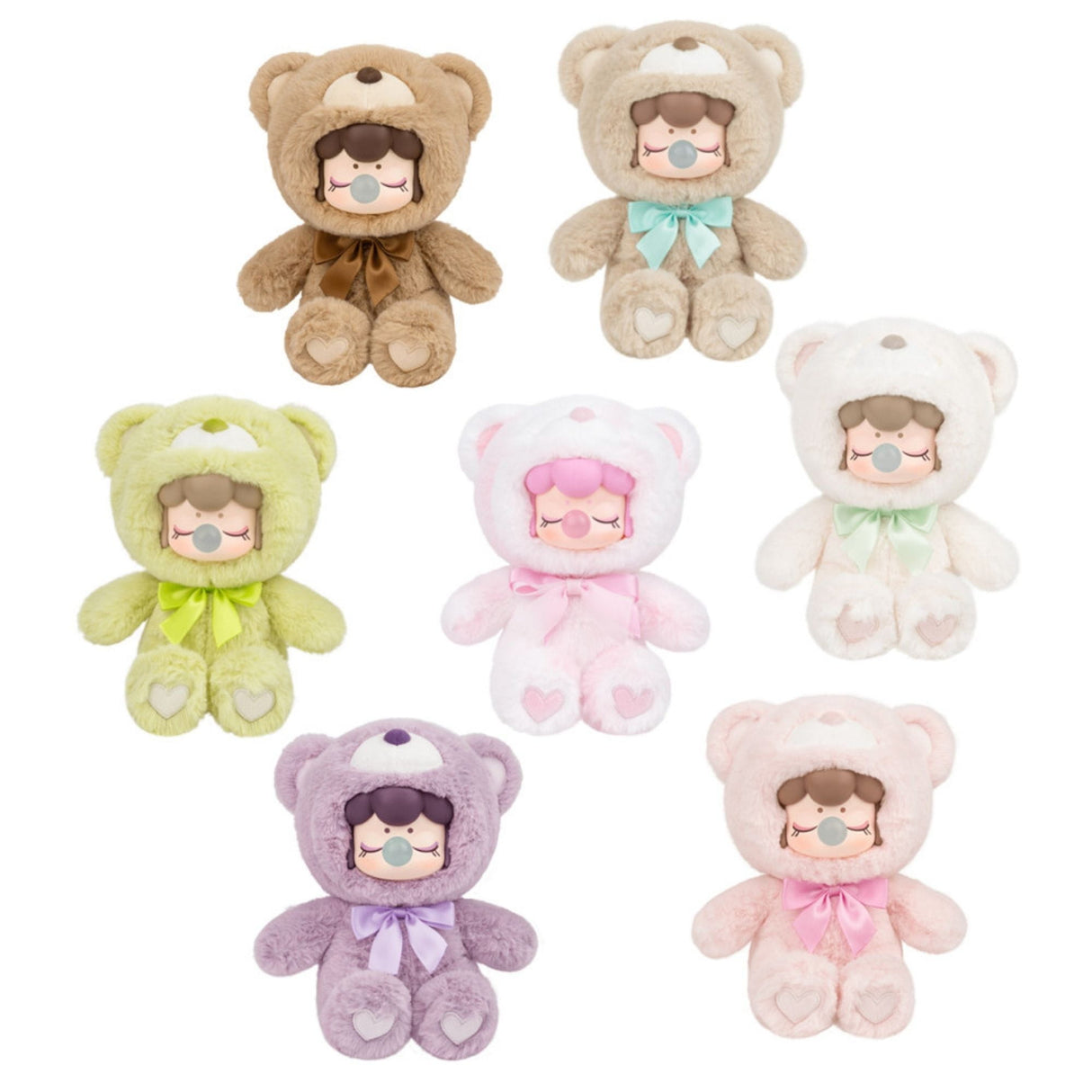 Rolife Nanci - Blind Box Colorful Chocolate Cutie Bears Peluche Vinyl Plush