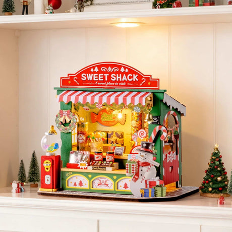 Rolife Secret World - Miniatura Armable Christmas Candy Stand