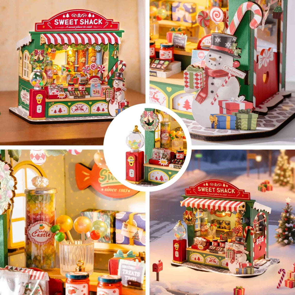 Rolife Secret World - Miniatura Armable Christmas Candy Stand