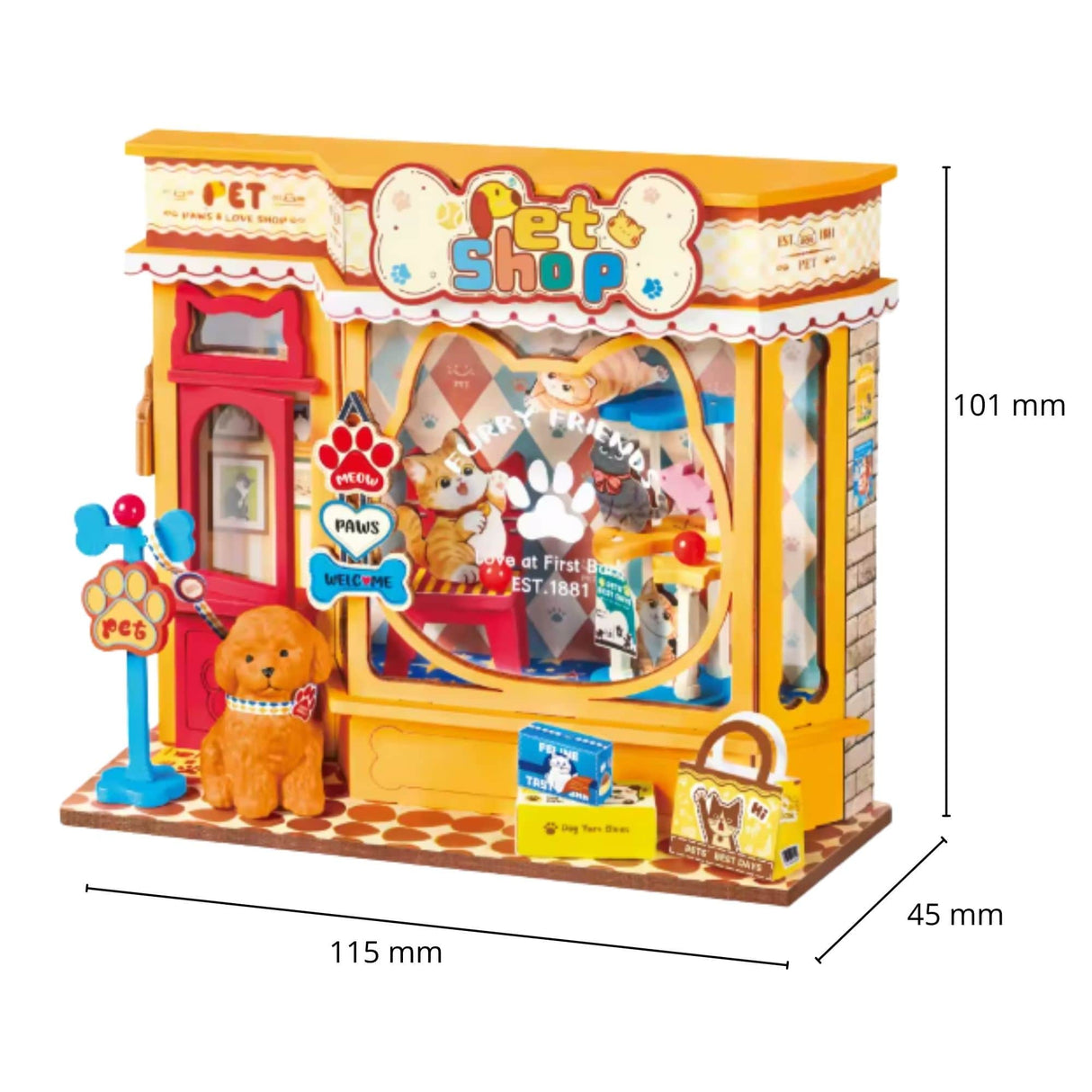 Rolife Secret World - Miniatura Armable Pawfect Pet Shop